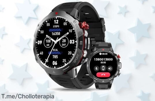 Descubre el AVUMDA Reloj Inteligente, un ofertón con funciones asombrosas para mejorar tu vida: ¡Haz llamadas y controla notificaciones desde tu muñeca! ¡Solo por tiempo limitado!