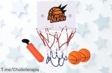 Descubre el Aro de Baloncesto Mini, diversión instantánea en casa, ¡super chollo que no puedes dejar pasar! Hazlo tuyo ya y empieza a encestar sonrisas antes de que se acabe