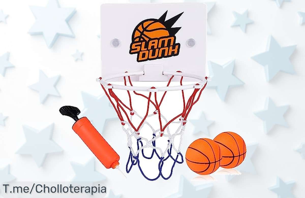 Descubre el Aro de Baloncesto Mini, diversión instantánea en casa, ¡super chollo que no puedes dejar pasar! Hazlo tuyo ya y empieza a encestar sonrisas antes de que se acabe.