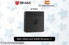Descubre el BMAX Mini PC B1PRO, una bestia en miniatura que transforma tu hogar con su potencia increíble y un descuento brutal ¡No te quedes sin el tuyo, actúa ya!