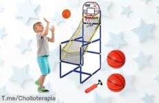 Descubre el Bagima Juego de Baloncesto Arcade con montaje rápido y diversión ilimitada; aprovecha este ofertón único antes de que se agote, ¡hazte con él ya!