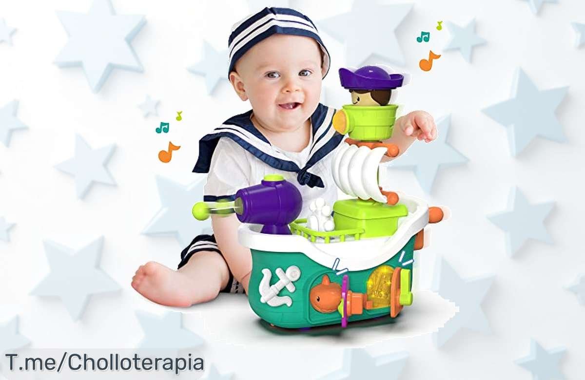 Descubre el Barco Pirata Cangrejo, un super chollo con más de diez actividades que enseñan mientras juegan. Aprovecha este ofertón antes de que se agote, ¡compra ya!