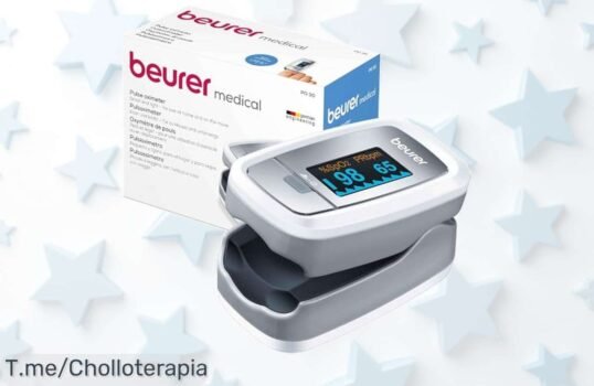 Descubre el Beurer PO 30, tu aliado en salud que mide oxígeno y pulso con precisión ¡No dejes escapar este ofertón a precio loco! ¡Actúa ya antes de que se agote!