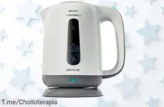 Descubre el Cecotec Hervidor ThermoSense 170 y disfruta agua caliente al instante con sabor perfecto, ¡aprovéchalo ya a un precio loco antes de que se agote este ofertón!