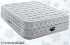 Descubre el Colchón Hinchable Intex: Inflado en 4 minutos y resistente hasta 272 kg, ¡llevémoslo de escapada por un precio loco! Oferta limitada, no te quedes sin él