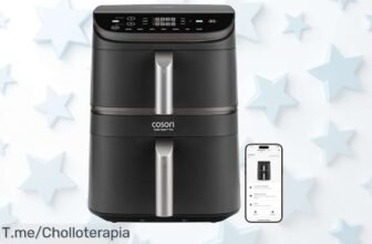 Descubre el Cosori Turbo Tower, la freidora inteligente que cocina al instante ¡Siete funciones mágicas y un precio loco! No dejes pasar este ofertón antes de que se agote