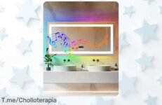 Descubre el Espejo Inteligente LUVODI: Con luz LED y Bluetooth, transforma tus mañanas ¡en un super chollo! Aprovecha esta oferta limitada antes de que desaparezca