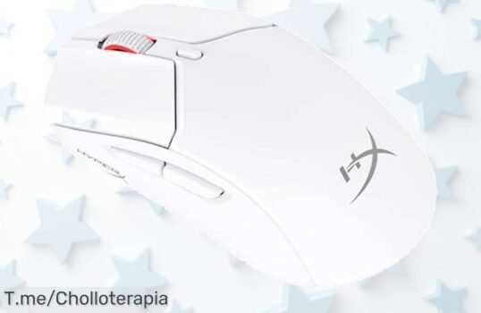 Descubre el HyperX Haste 2 Wireless, el ratón más ligero del mundo que potencia tu juego por un precio loco ¡Hazlo tuyo ya antes de que se agote esta oferta única!