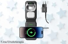 Descubre el Iniu Cargador Inalambrico 3 en 1 a un precio loco y carga tu iPhone y Apple Watch al instante ¡No dejes pasar este chollazo, compra ahora y ahorra!