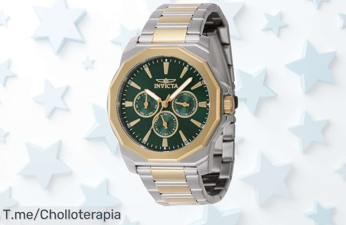 Descubre el Invicta Speedway: Elegancia y precisión en un súper chollo. Aprovecha este ofertón con descuento brutal antes de que se agote, ¡compra ya tu reloj!