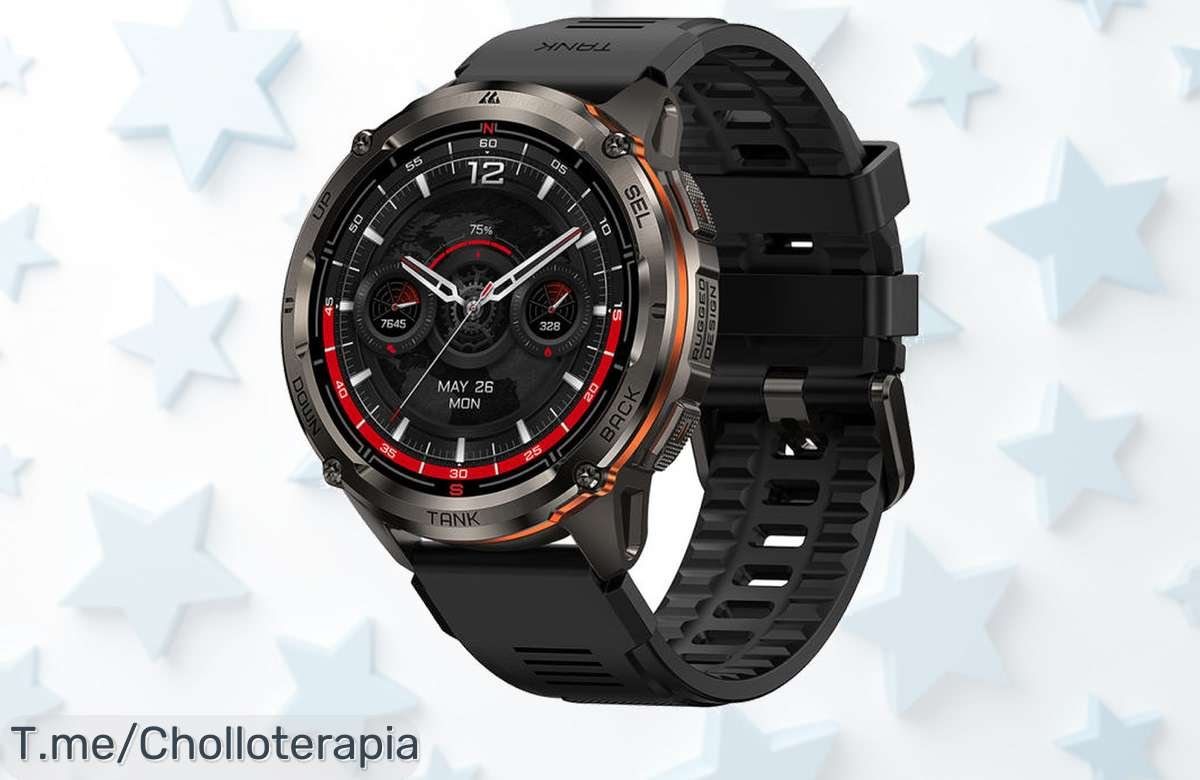 Descubre el Kospet TANK T3 Ultra: impermeable y con batería de 60 días, un super chollo para tus aventuras. ¡Aprovecha este ofertón antes de que se agoten!
