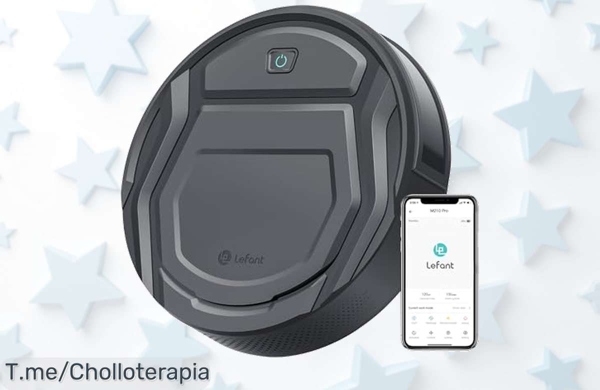 Descubre el LEFANT Robot Aspirador: Succión potente que atrapa hasta el pelo más rebelde de tus mascotas. ¡Este super chollo se agota rápido, actúa ya y ahorra un 60%!