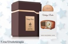 Descubre el Lattafa Pride Vintage Radio Eau de Parfum, una joya unisex con aroma único a precio loco; ¡apúrate, es un ofertón y las unidades vuelan!