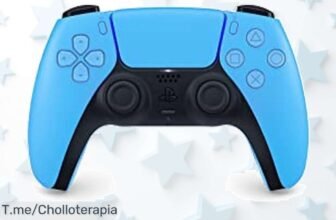 Descubre el Mando Inalámbrico DualSense Starlight Blue para PS5, la oferta increíble que te hará sentir cada golpe Aprovéchalo ya antes de que se agote, ¡es un super chollo!