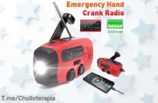 Descubre el Ofertón de la Radio Solar Multifuncional, un super chollo que te mantiene conectado y preparado para emergencias Compra ahora antes de que se agoten las unidades