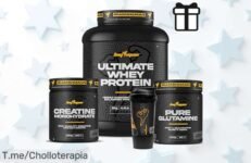Descubre el Pack BigMan: 2kg de Proteína, Creatina y Glutamina a un precio loco Crecimiento muscular brutal y recuperación rápida ¡Compra ya antes que se agote!