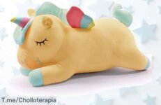 Descubre el Peluche de Unicornio con Alas de Arco Iris, ¡el super chollo que todos desean! Suave y seguro para abrazar Aprovecha esta oferta única antes que se agote