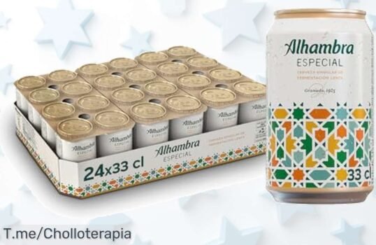 Descubre el Sabor Único de Alhambra en Pack de 24 Latas: Equilibrio Perfecto y Aroma Floral a un Precio Loco ¡No Te Quedes Sin El Tuyo, Stock Limitado!