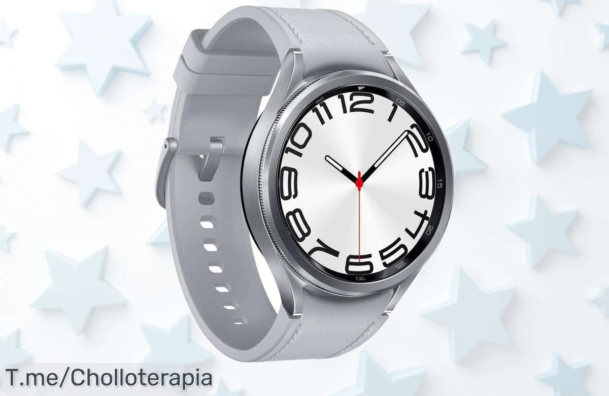 Descubre el Samsung Galaxy Watch 6 Classic a un precio loco, con monitor de salud avanzada y GPS. ¡Transforma tu vida hoy mismo antes que se agote esta oferta única!