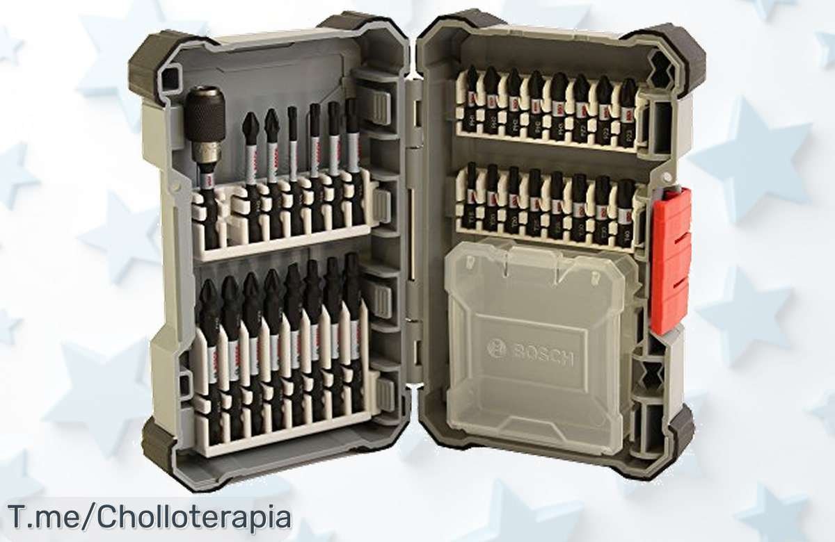 Descubre el Set de 31 Puntas Bosch Professional a un precio loco, herramientas ultra resistentes para trabajos pesados. ¡Compra ya antes que se agoten!