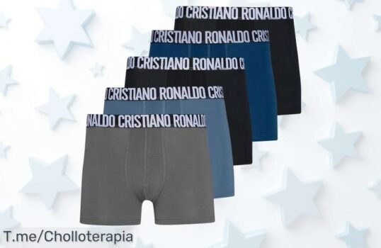 Descubre el Super Chollo: Pack de 5 Calzoncillos Bóxer CR7 a Precio Loco, ¡Estilo y Calidad que No Puedes Dejar Pasar! Compra Ya Antes de Que se Agoten