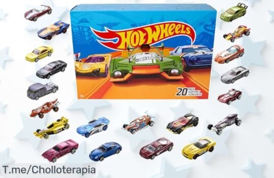 ¡Descubre el Super Chollo de 20 coches Hot Wheels a precio loco! Detalles increíbles y diversión garantizada, ¡compra ya antes que se acaben en esta oferta única!