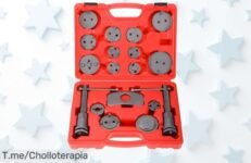 Descubre el Super Chollo del Juego de Reajuste de Freno BOOMSTART: 18 Piezas Para Facilitar Tu Cambio de Pastillas ¡Aprovecha Este Ofertón Antes Que Se Agote!