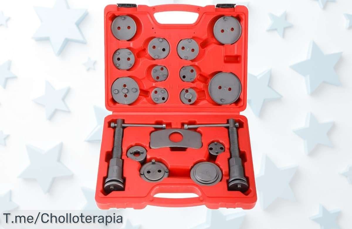 Descubre el Super Chollo del Juego de Reajuste de Freno BOOMSTART: 18 Piezas Para Facilitar Tu Cambio de Pastillas. ¡Aprovecha Este Ofertón Antes Que Se Agote!