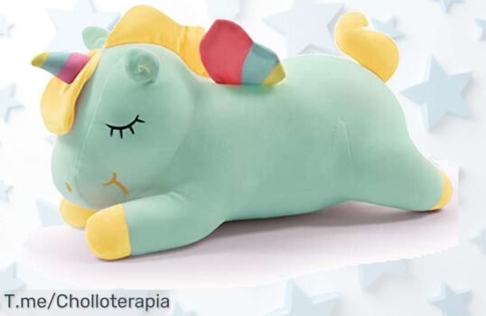 Descubre el Super Chollo del Peluche de Unicornio Kawaii: Suave y seguro, ideal para abrazar ¡Aprovecha este ofertón limitado y sorprende a los peques ya!