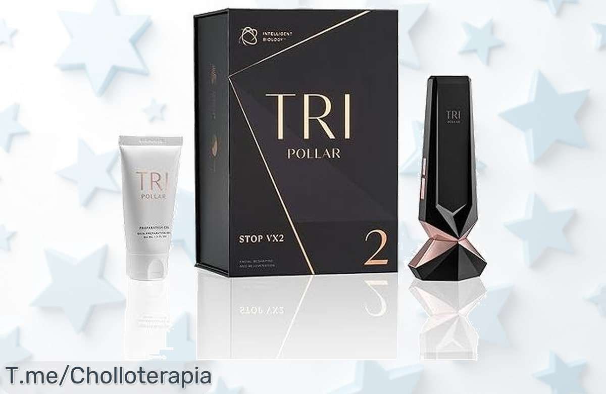 Descubre el Tripollar Stop VX2 y transforma tu piel en segundos con su tecnología única. ¡Aprovecha este ofertón antes de que se agote! Tu belleza no puede esperar.
