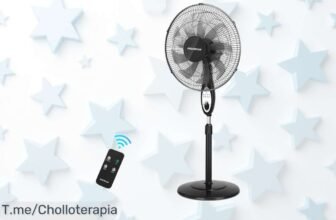 Descubre el Ventilador Aigostar Carr: 16 pulgadas de pura frescura, mando a distancia y un super chollo que no podrás dejar pasar ¡Compra ya antes de que se agote!