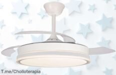 Descubre el Ventilador de Techo PITIJOPO: motor ultra silencioso, luz regulable y 6 velocidades en un ofertón único ¡Aprovecha este precio loco antes que se agote!