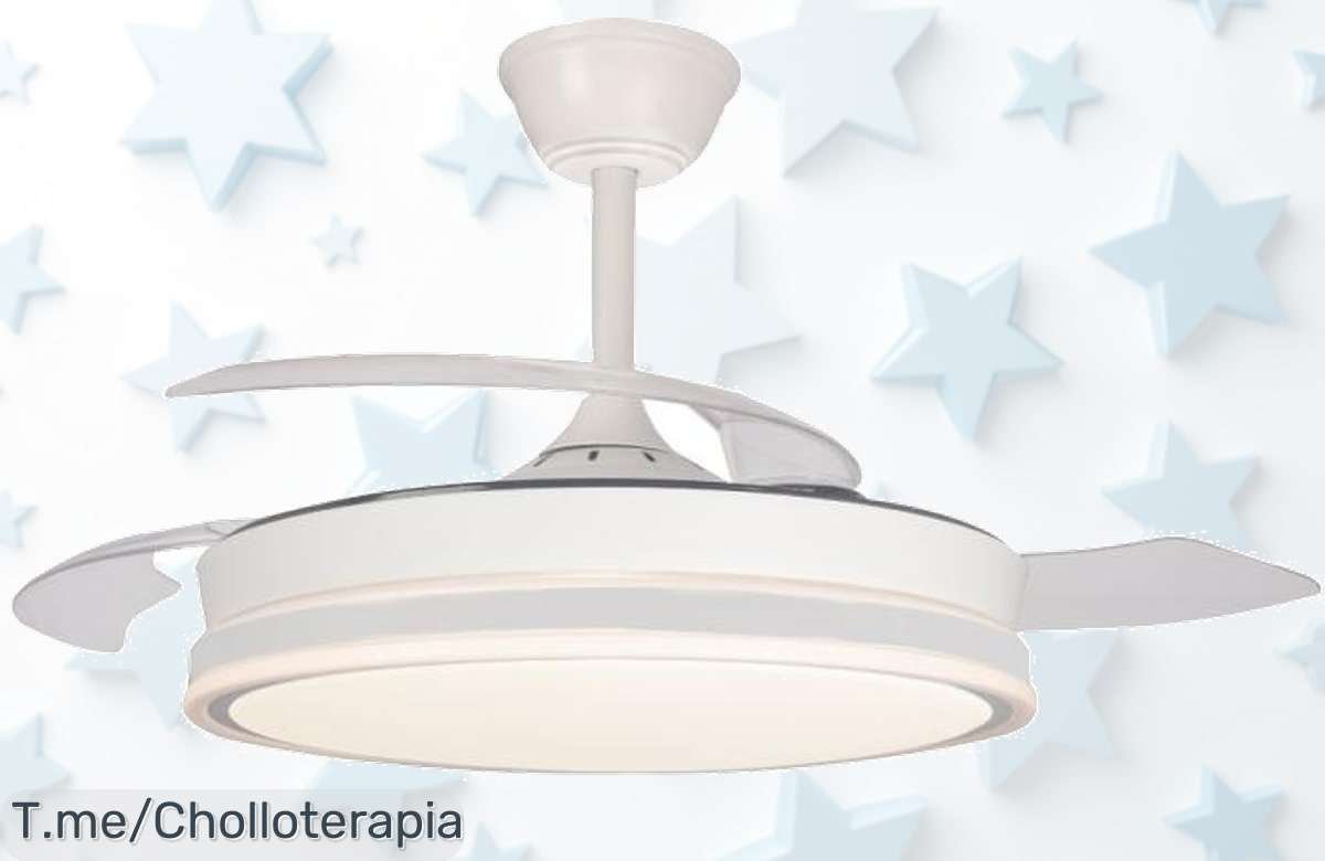 Descubre el Ventilador de Techo PITIJOPO: motor ultra silencioso, luz regulable y 6 velocidades en un ofertón único. ¡Aprovecha este precio loco antes que se agote!