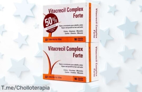 Descubre el Vitacrecil Complex Forte en un ofertón de locura que potencia tu energía y bienestar, ¡date prisa antes de que se agote este chollo único!