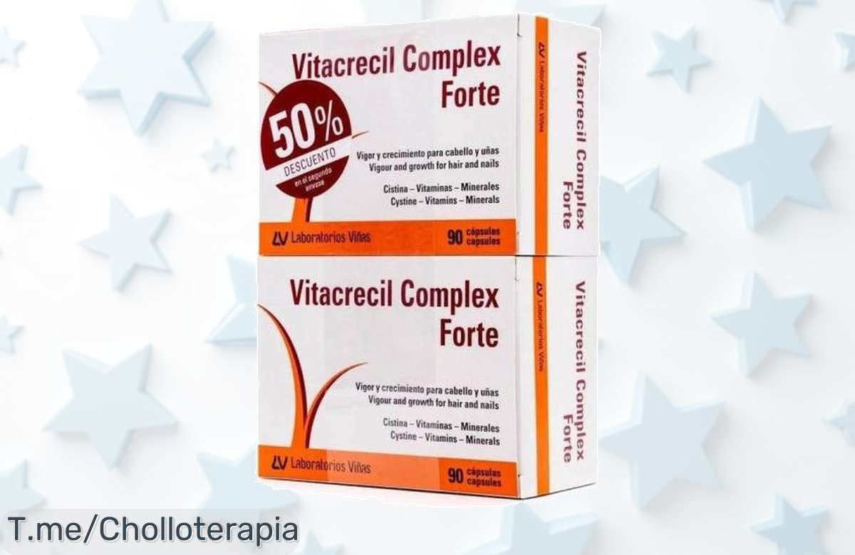 Descubre el Vitacrecil Complex Forte en un ofertón de locura que potencia tu energía y bienestar, ¡date prisa antes de que se agote este chollo único!
