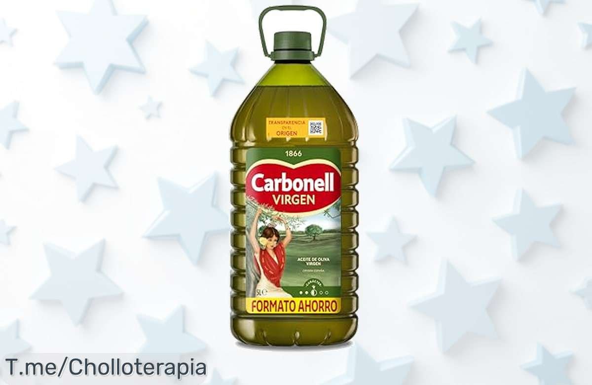 Descubre el aceite de oliva virgen Carbonell a precio loco y mejora tus platos con su sabor suave. ¡No te quedes sin esta ofertón! Compra ya antes que se agote.