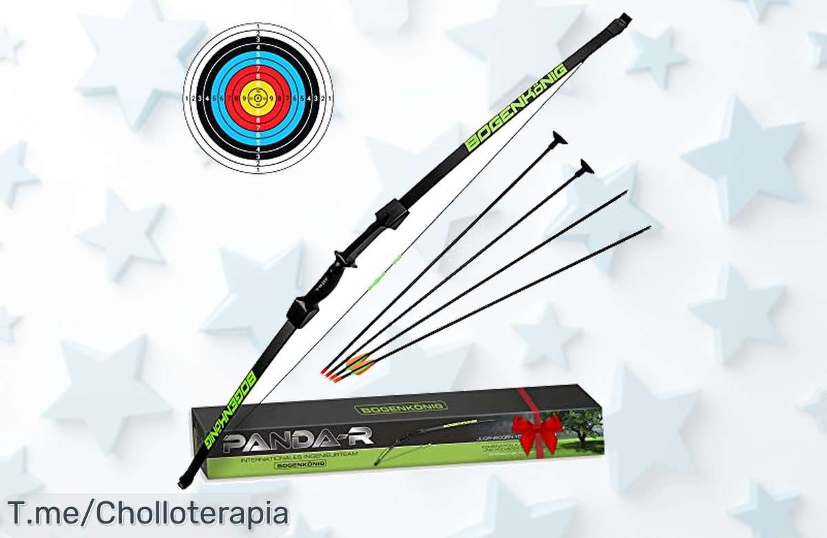 Descubre el arco y flechas más divertido para tus peques, ¡un super chollo! Calidad alemana que crea recuerdos únicos. Compra ahora antes de que se agote esta oferta limitada.