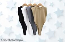 Descubre el body ajustado que resalta tu figura como nunca, con un precio loco y un estilo único ¡No te quedes sin él! Oferta limitada, actúa ya y brilla este verano