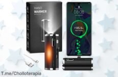 Descubre el calentador de manos 3 en 1 que todos quieren tener: potente, multifuncional y a un precio loco ¡No te quedes sin el tuyo, la oferta es limitada!