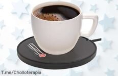 Descubre el calentador de tazas USB a un precio loco: disfruta siempre tu café caliente con su pantalla que cambia de color ¡No te quedes sin el tuyo, oferta limitada!