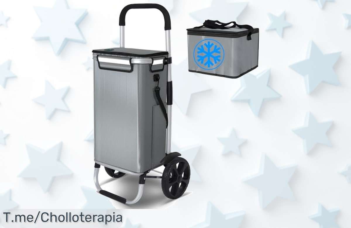 Descubre el carrito multifuncional que cambiará tus compras para siempre ¡Super chollo 3 en 1! No te quedes sin el tuyo, compra ahora y disfruta de frescura garantizada.