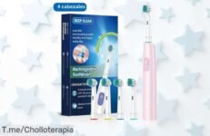 Descubre el cepillo de dientes eléctrico que cambiará tu vida con 8 cabezas rotatorias para una limpieza suave y un aliento fresco, ¡aprovéchalo ya antes que se agote!