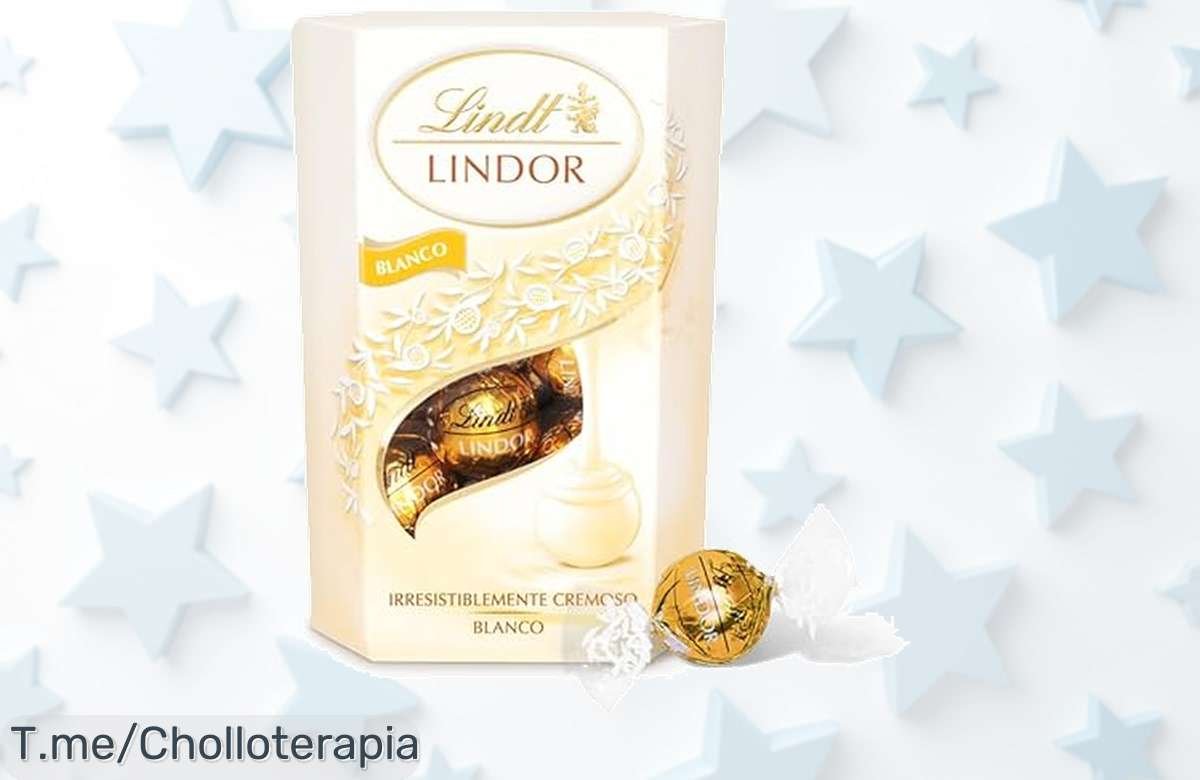 Descubre el chollo del chocolate blanco con Lindt LINDOR CORNET: pura felicidad en más de 20 sabores irresistibles, ¡aprovecha este ofertón antes de que se acaben!