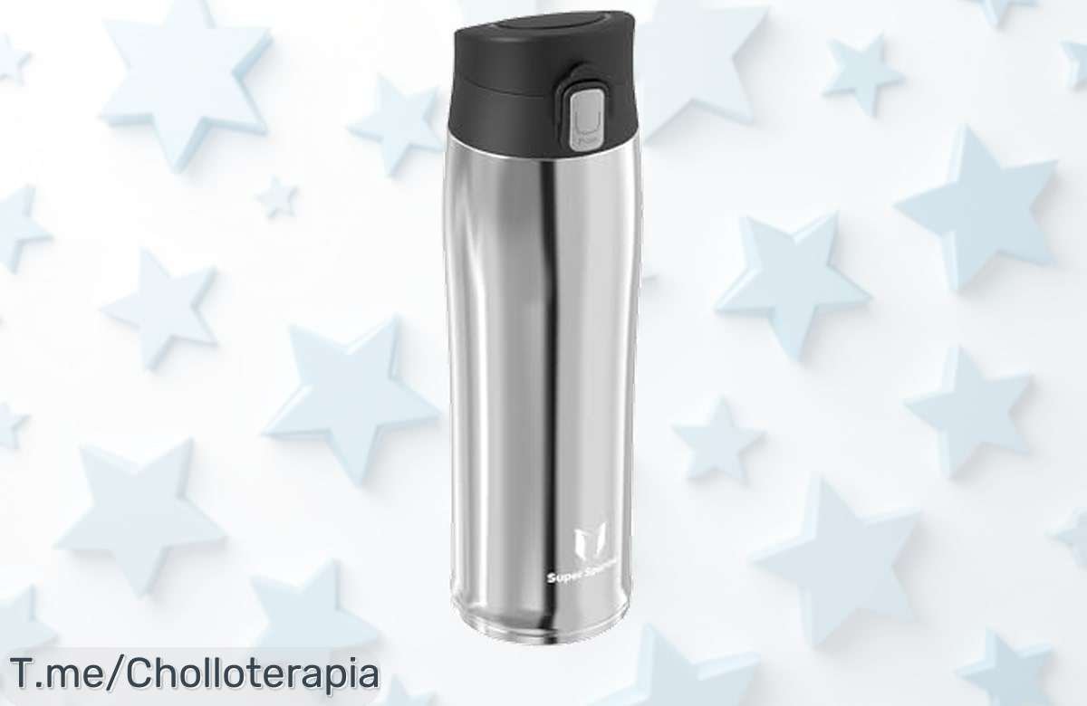 Descubre el chollo del momento: Super Sparrow botella de acero inoxidable, mantiene tus bebidas frías hasta 12 horas. ¡Precio locazo y stock limitado! Compra ya antes que vuelen