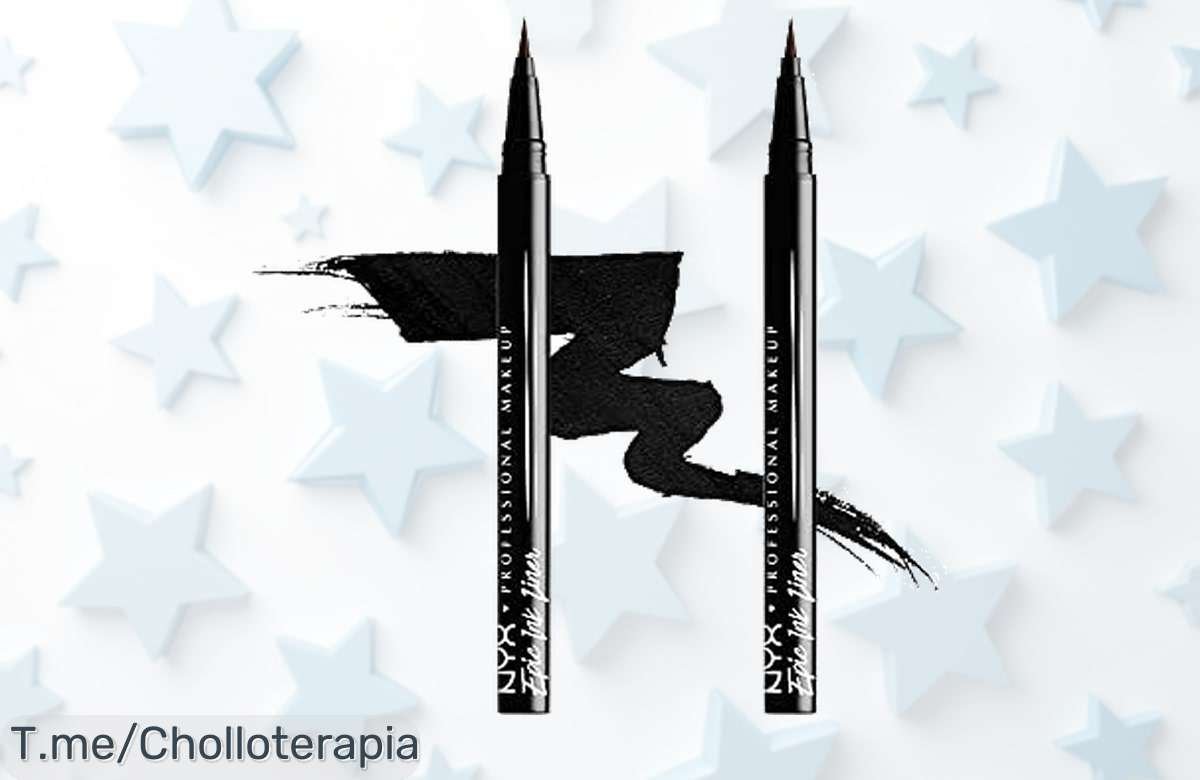 Descubre el delineador Epic Ink Liner de NYX: ¡puntazo mágico para un look impresionante! Super chollo en pack doble solo por tiempo limitado, no te lo pierdas y brilla ya.
