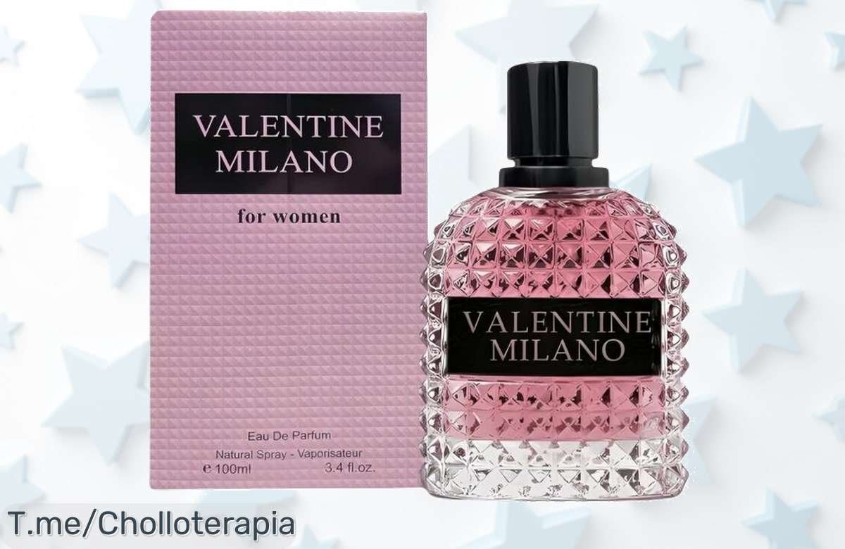 Descubre el encanto del EAU DE PARFUM VALENTINE MILANO a un precio loco, transforma tu esencia y siente la magia. ¡No te pierdas este ofertón limitado y hazlo tuyo ya!