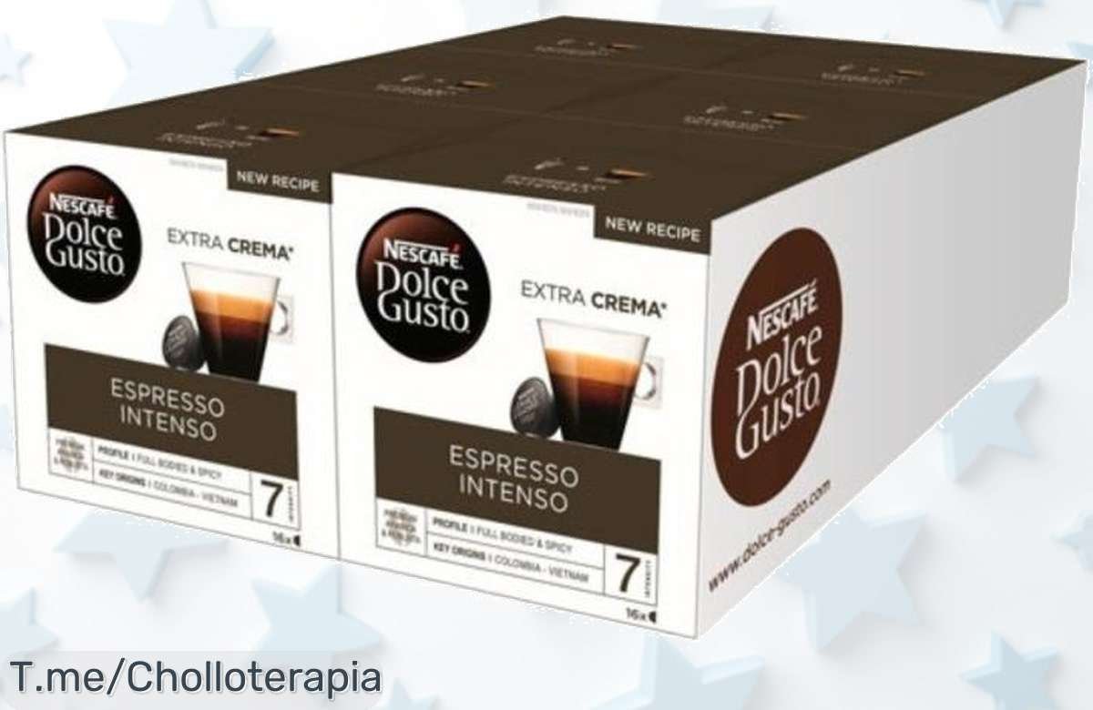 Descubre el espresso intenso que transformar tus mañanas: 96 cápsulas en un super chollo. ¡No te quedes sin este ofertón y llévatelo ya a casa!