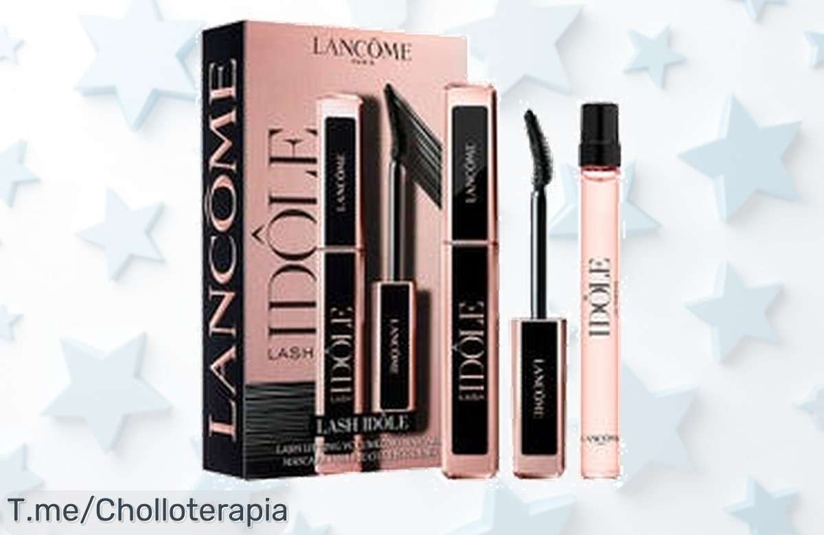 Descubre el estuche Mini Lash Idole LANCOME y transforma tus pestañas con este ofertón nunca visto, ¡aprovéchalo ya antes de que se agote!