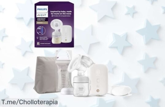 Descubre el extractor de leche eléctrico Philips Avent: potencia hospitalaria, flujo rápido y batería duradera ¡Aprovecha este ofertón antes que se acabe y cómpralo ya!