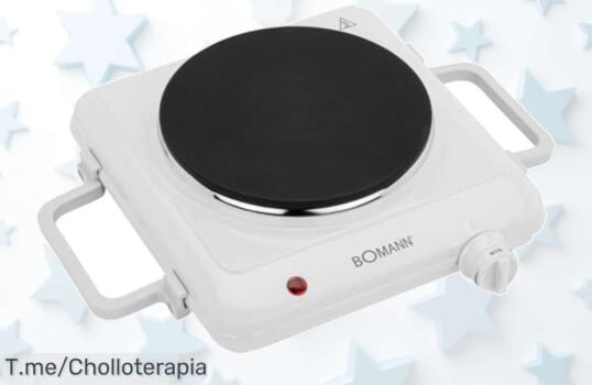Descubre el hornillo eléctrico Bomann que calienta rápido y delicioso con un precio loco Oferta única, ¡no dejes pasar este super chollo y hazlo tuyo ya!